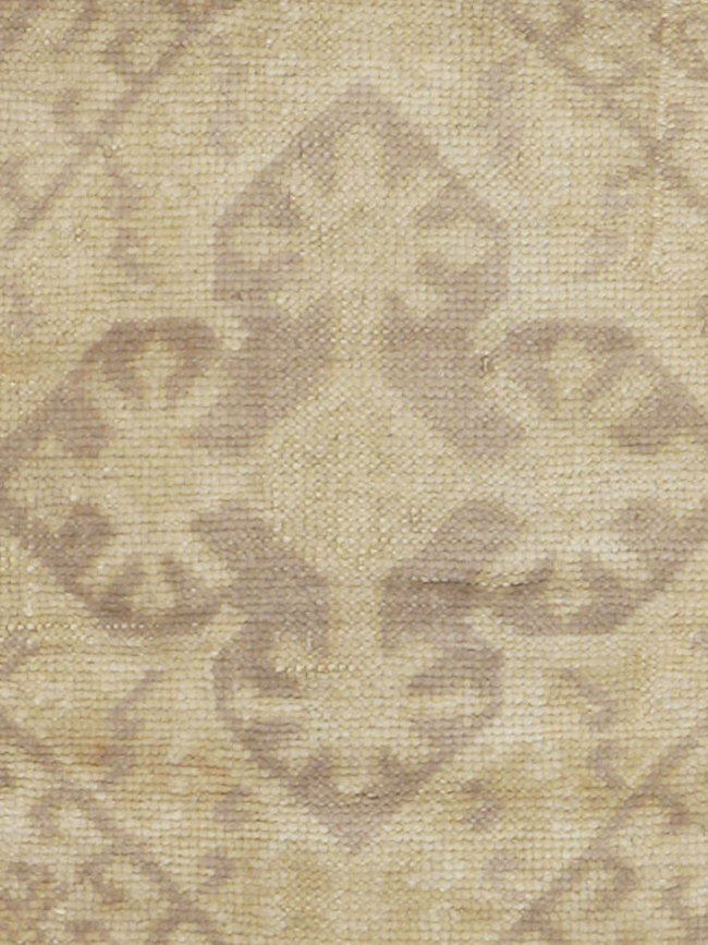 Antique Turkish Oushak Rug, No.17227 - Staging