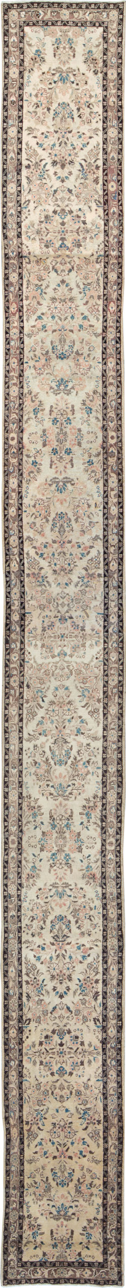 Vintage Persian Hamadan Runner, No.17234 - Staging