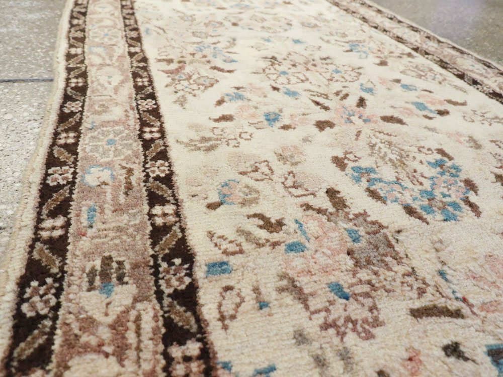 Vintage Persian Hamadan Runner, No.17234 - Staging