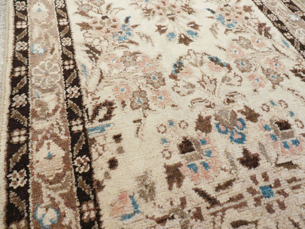 Vintage Persian Hamadan Runner, No.17234 - Staging