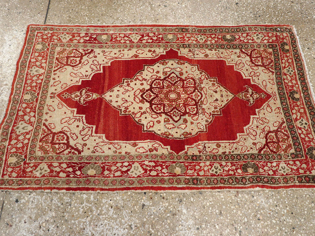 Antique Persian Tabriz Hagi Jalili Rug, No.17248 - Staging