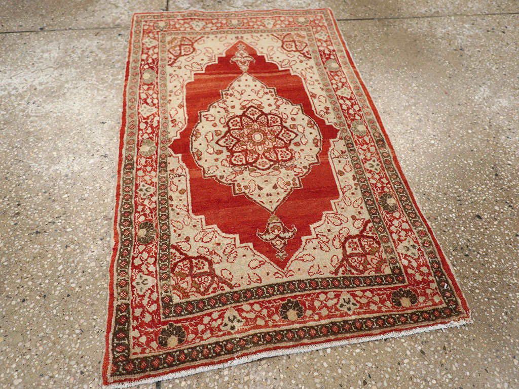 Antique Persian Tabriz Hagi Jalili Rug, No.17248 - Staging