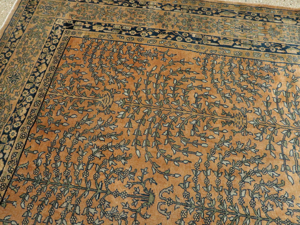 Vintage Indian Lahore Carpet, No.17253 - Staging