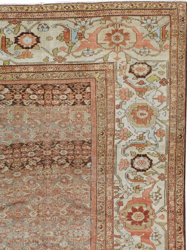 Antique Persian Sultanabad Carpet, No.17262 - Staging
