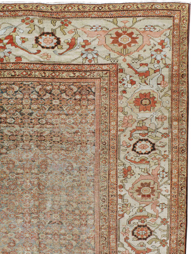 Antique Persian Sultanabad Carpet, No.17262 - Staging