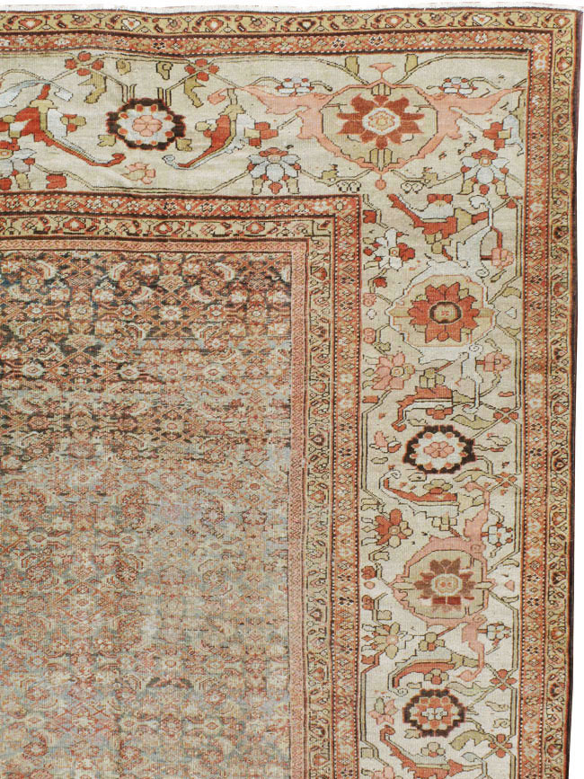 Antique Persian Sultanabad Carpet, No.17262 - Staging
