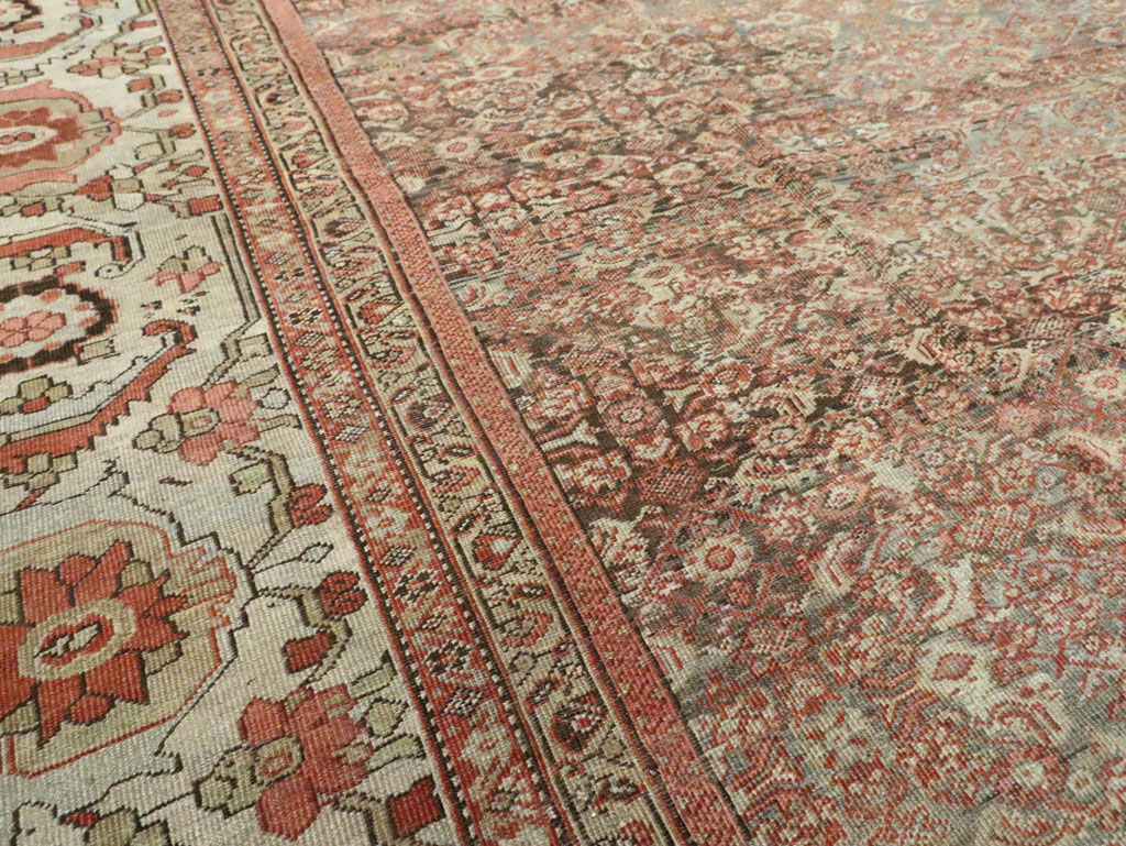 Antique Persian Sultanabad Carpet, No.17262 - Staging