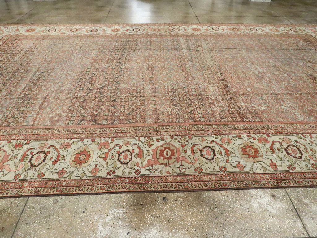 Antique Persian Sultanabad Carpet, No.17262 - Staging