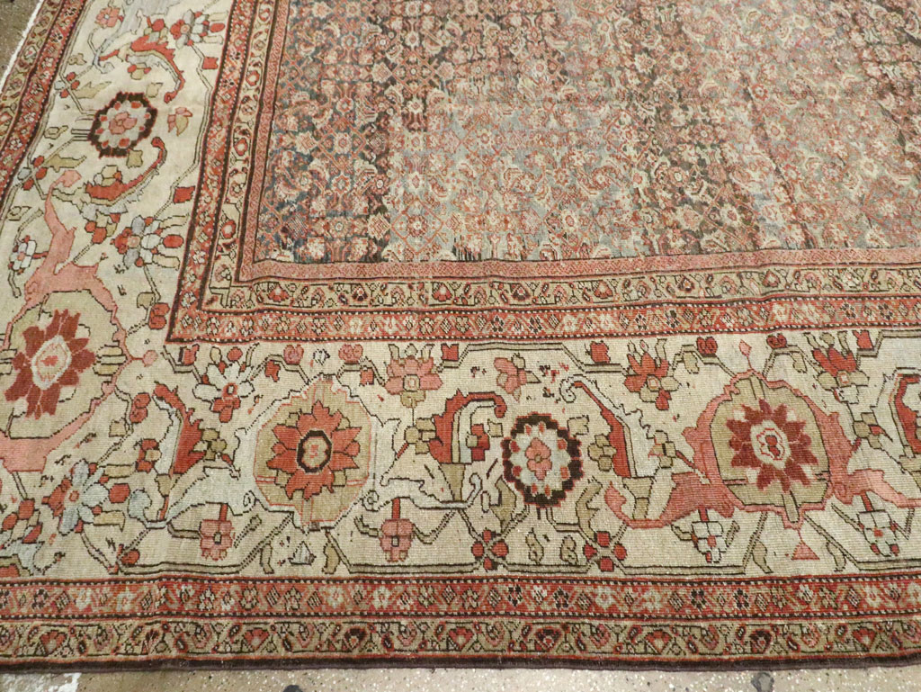 Antique Persian Sultanabad Carpet, No.17262 - Staging
