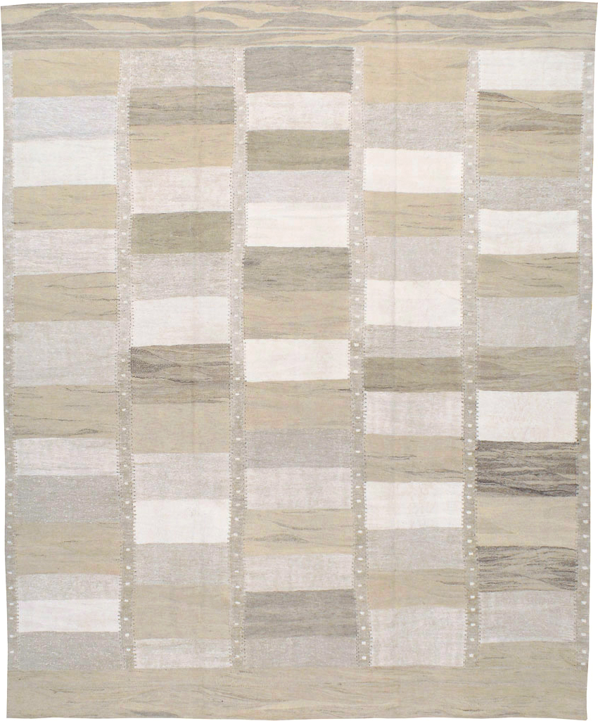 Vintage Turkish Flatweave Kilim, No.17267 - Staging