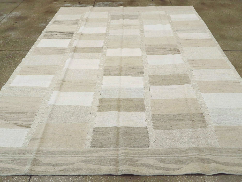 Vintage Turkish Flatweave Kilim, No.17267 - Staging