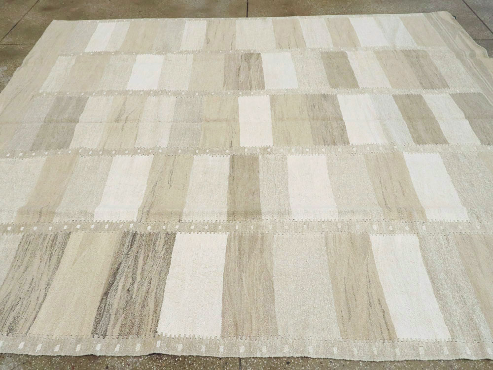 Vintage Turkish Flatweave Kilim, No.17267 - Staging