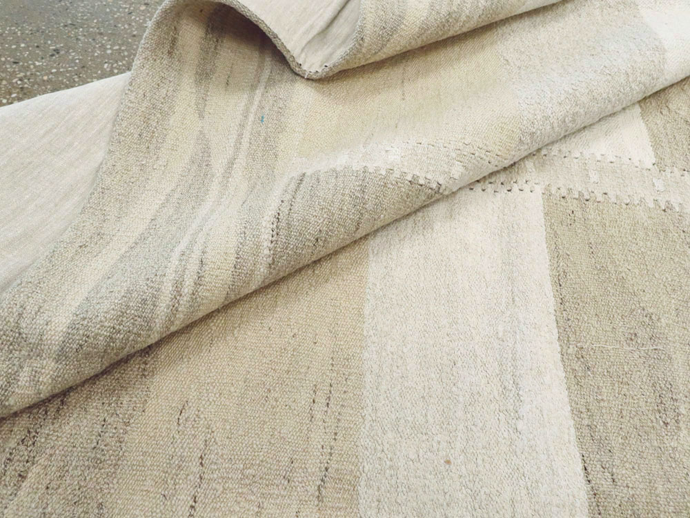 Vintage Turkish Flatweave Kilim, No.17267 - Staging