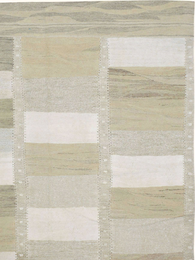 Vintage Turkish Flatweave Kilim, No.17267 - Staging