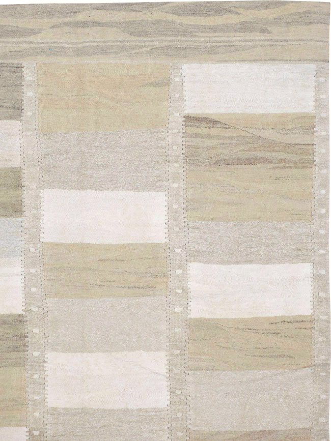 Vintage Turkish Flatweave Kilim, No.17267 - Staging