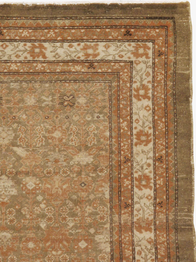 Antique Persian Malayer Rug, No.17278 - Staging