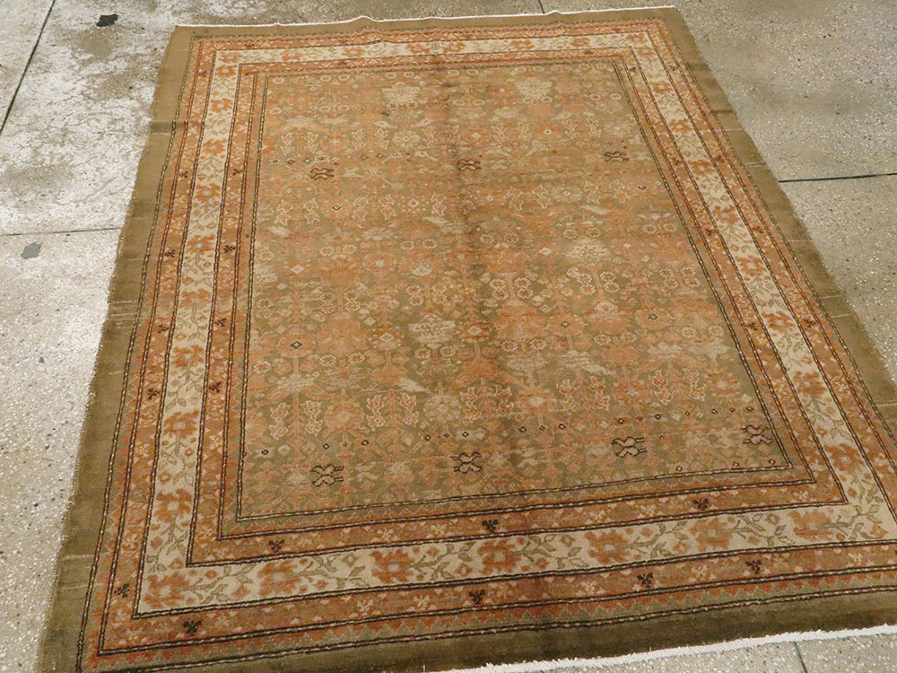 Antique Persian Malayer Rug, No.17278 - Staging