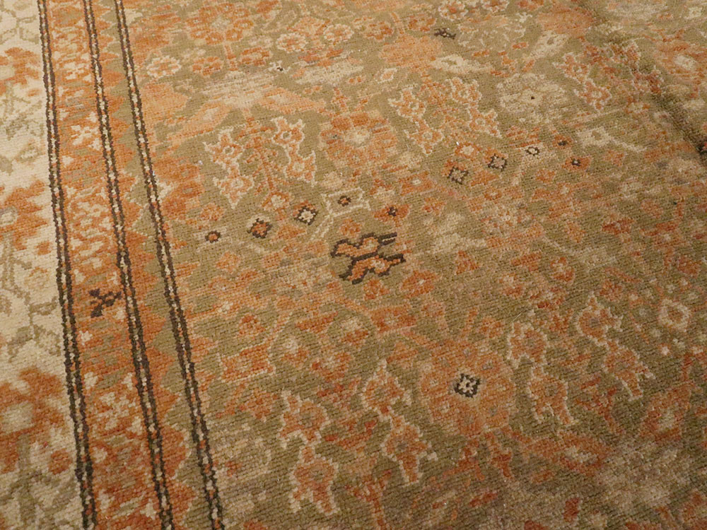 Antique Persian Malayer Rug, No.17278 - Staging