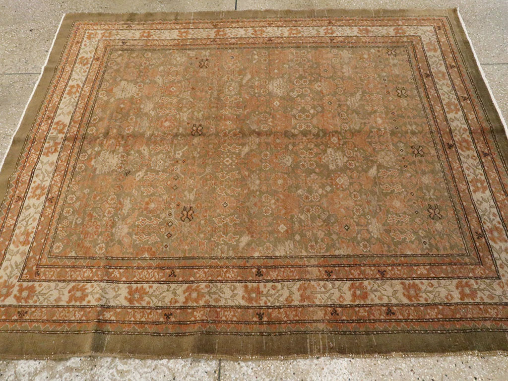Antique Persian Malayer Rug, No.17278 - Staging