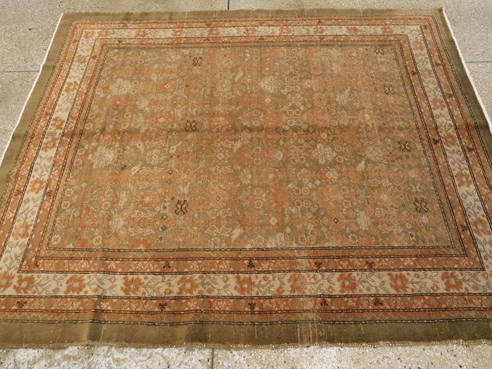 Antique Persian Malayer Rug, No.17278 - Staging