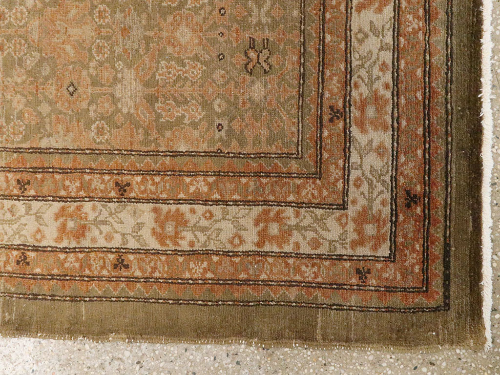 Antique Persian Malayer Rug, No.17278 - Staging