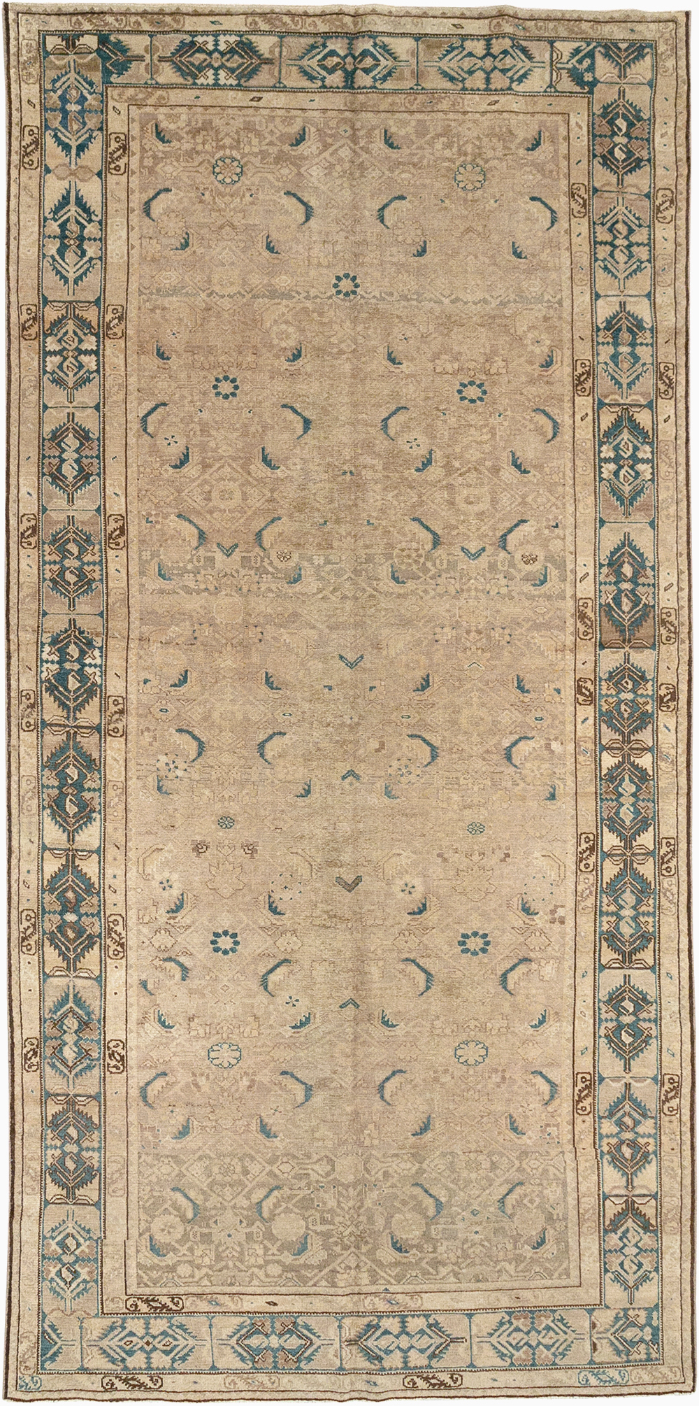 Antique Persian Malayer Rug, No.17313 - Staging