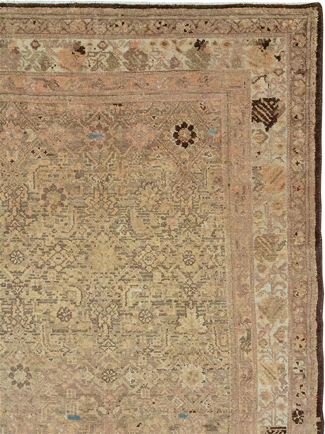 Vintage Persian Malayer Carpet, No.17317 - Staging
