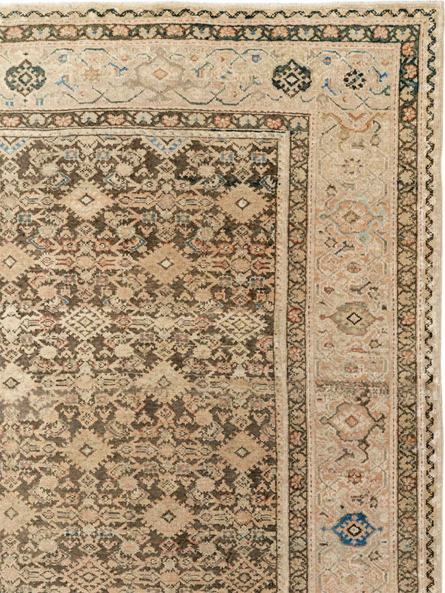 Antique Persian Malayer Gallery Carpet, No.17318 - Staging