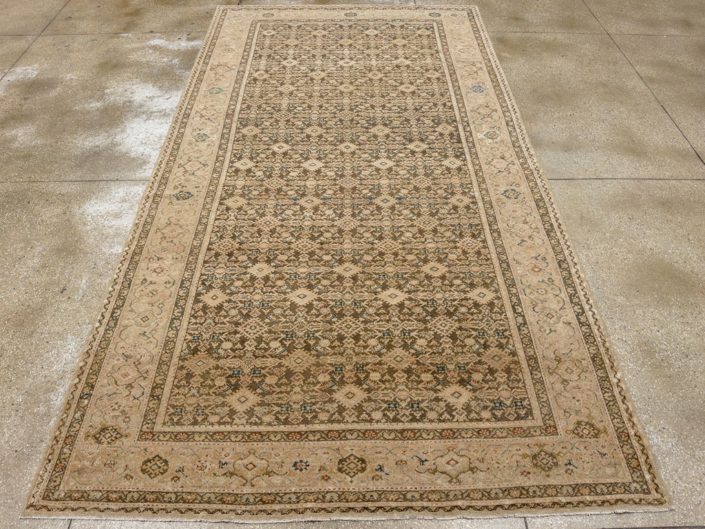 Antique Persian Malayer Gallery Carpet, No.17318 - Staging