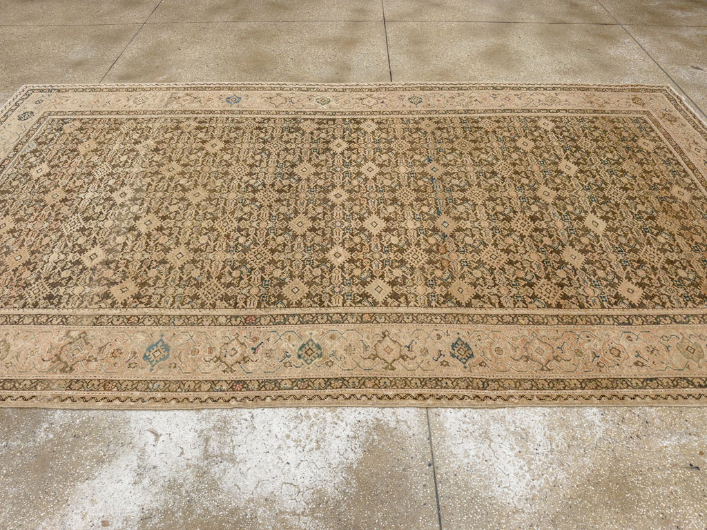 Antique Persian Malayer Gallery Carpet, No.17318 - Staging
