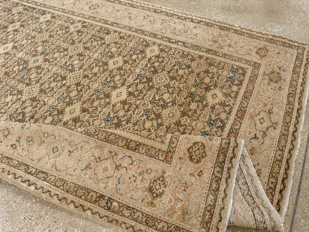 Antique Persian Malayer Gallery Carpet, No.17318 - Staging