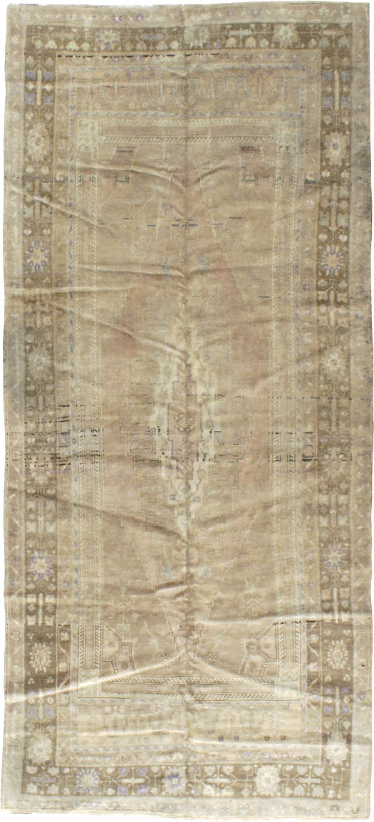 Antique Turkish Oushak Carpet, No.17323 - Staging