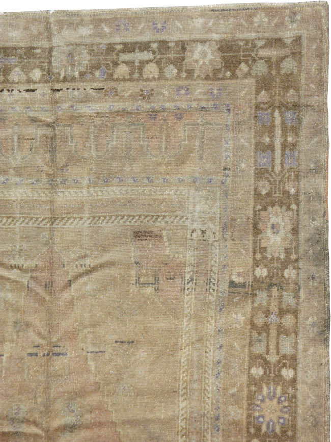 Antique Turkish Oushak Carpet, No.17323 - Staging