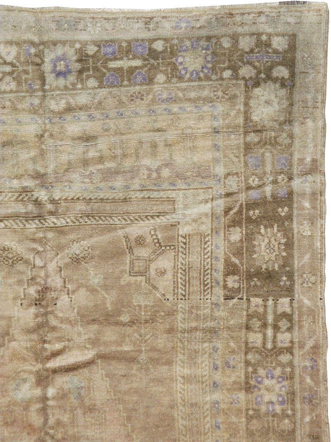 Antique Turkish Oushak Carpet, No.17323 - Staging