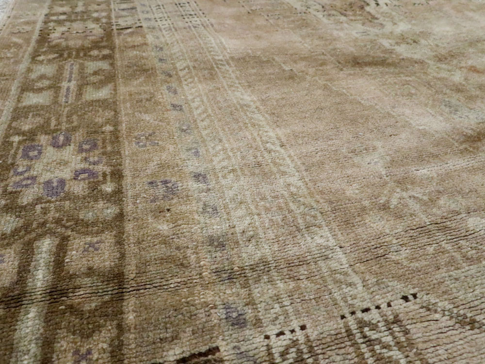 Antique Turkish Oushak Carpet, No.17323 - Staging