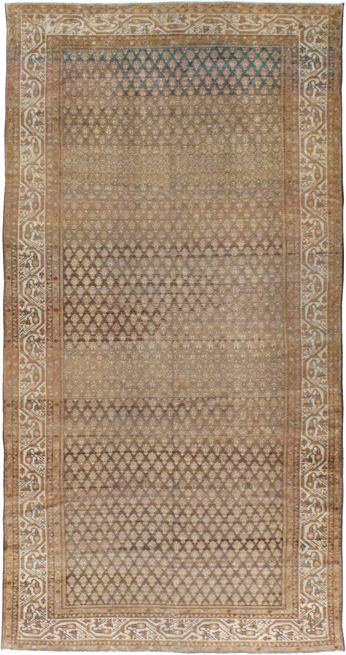 Vintage Persian Malayer Gallery Carpet, No.17326 - Staging