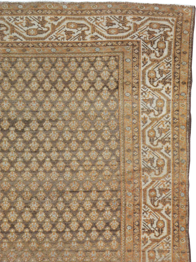Vintage Persian Malayer Gallery Carpet, No.17326 - Staging