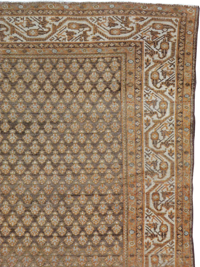 Vintage Persian Malayer Gallery Carpet, No.17326 - Staging