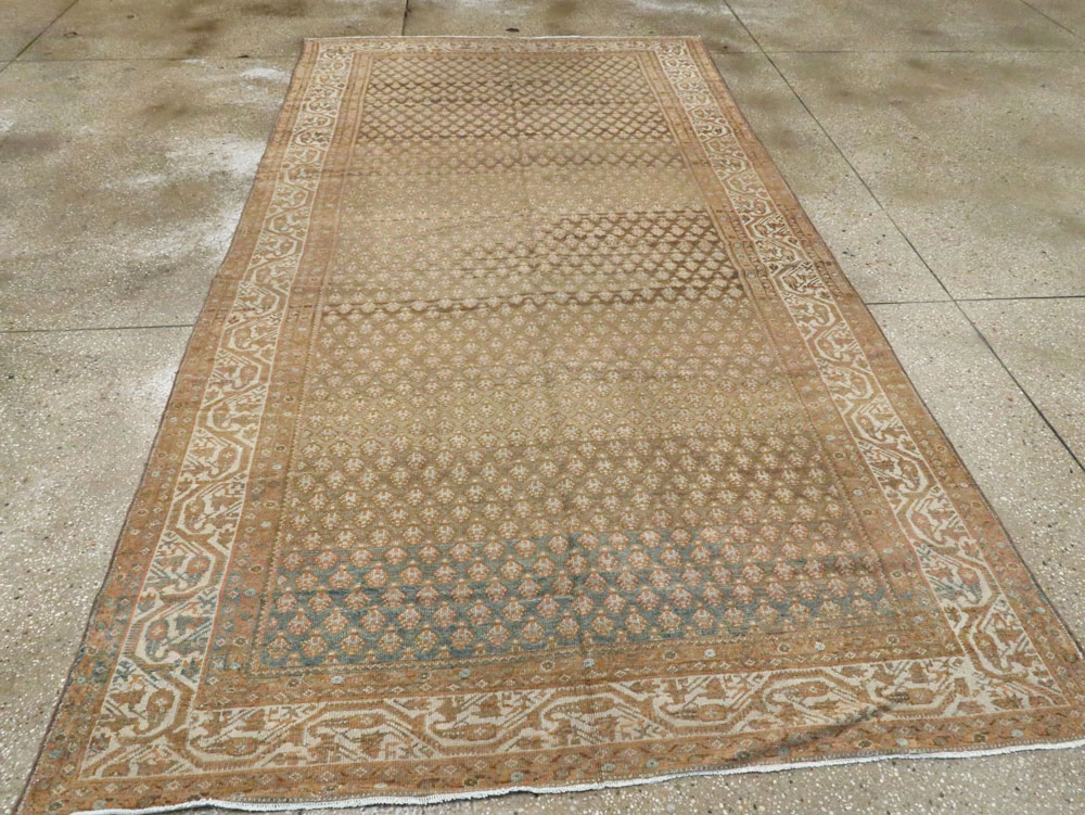 Vintage Persian Malayer Gallery Carpet, No.17326 - Staging