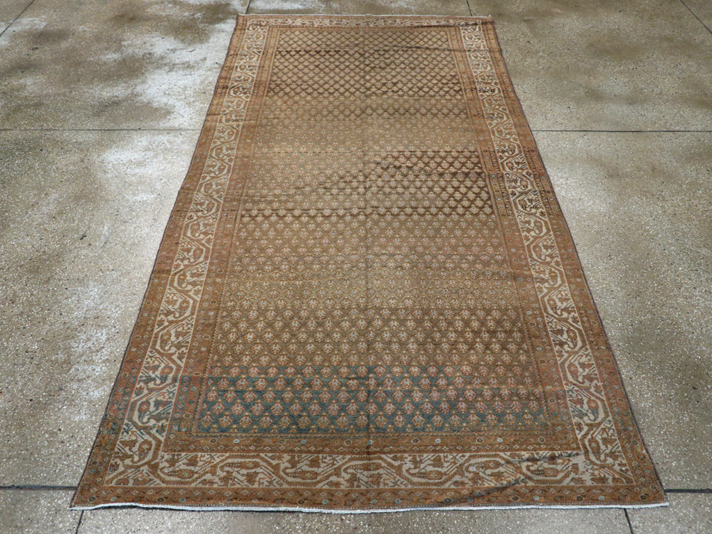 Vintage Persian Malayer Gallery Carpet, No.17326 - Staging