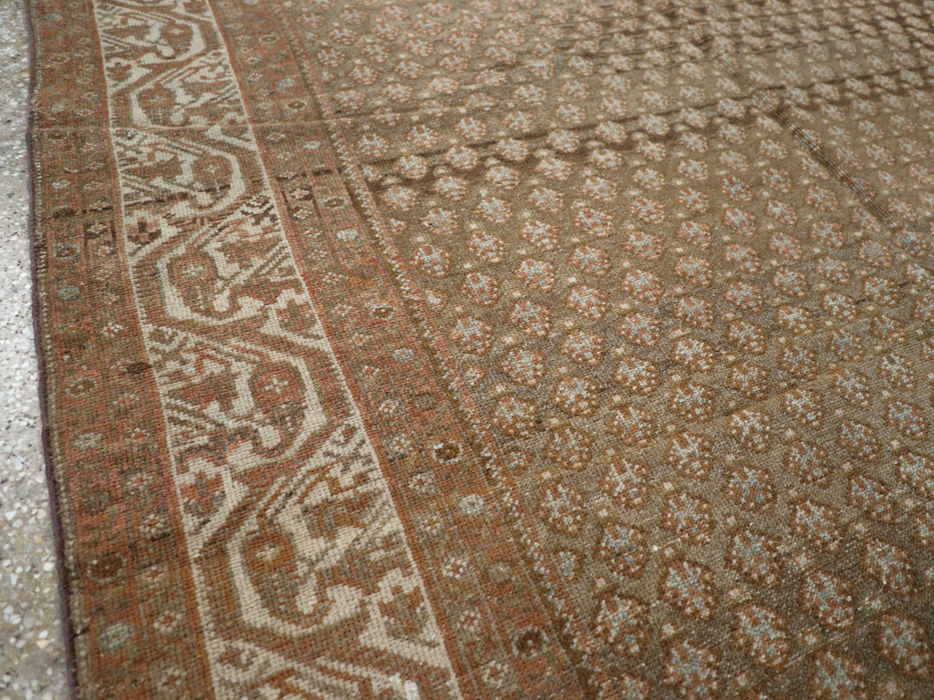 Vintage Persian Malayer Gallery Carpet, No.17326 - Staging