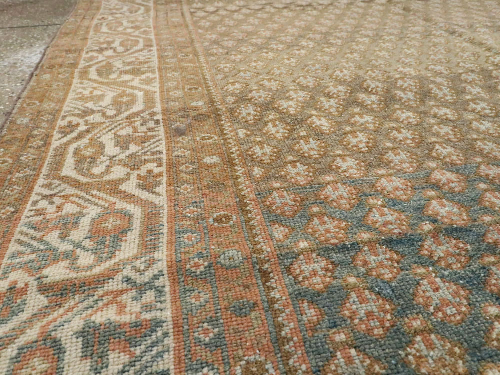 Vintage Persian Malayer Gallery Carpet, No.17326 - Staging