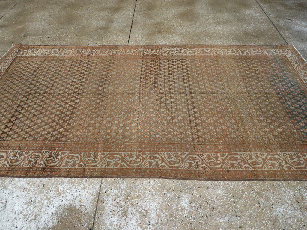 Vintage Persian Malayer Gallery Carpet, No.17326 - Staging