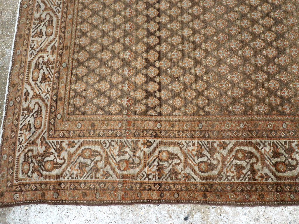 Vintage Persian Malayer Gallery Carpet, No.17326 - Staging