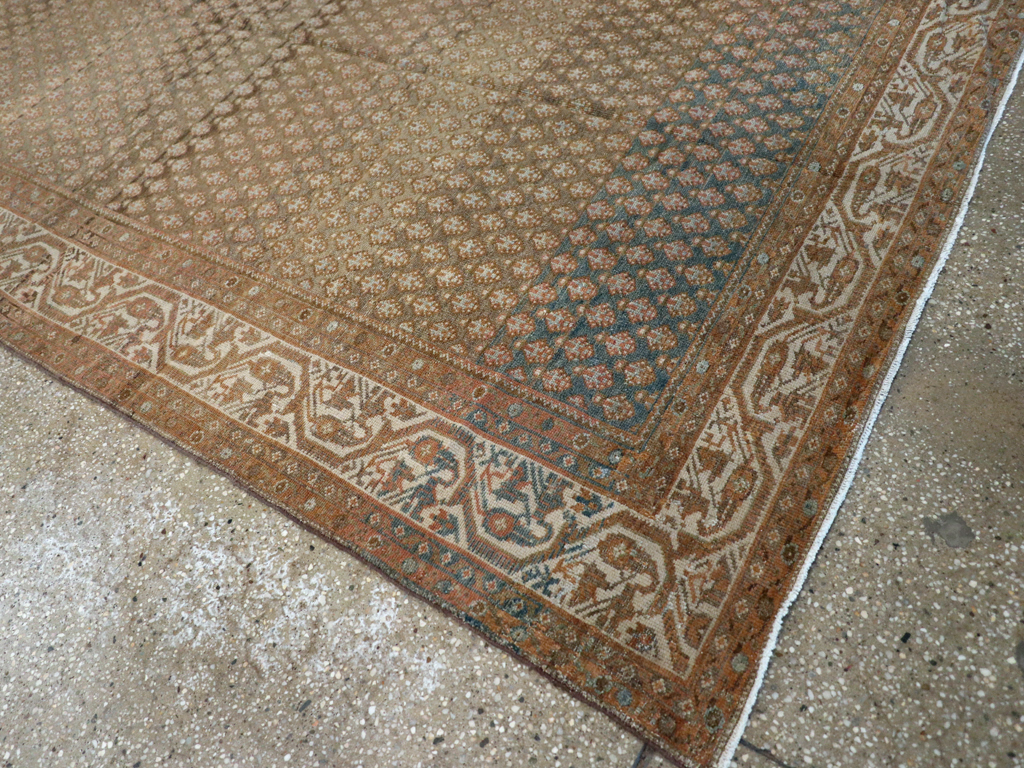 Vintage Persian Malayer Gallery Carpet, No.17326 - Staging