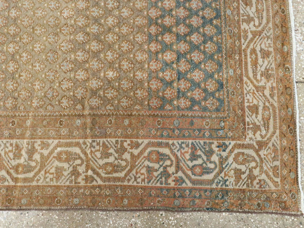 Vintage Persian Malayer Gallery Carpet, No.17326 - Staging