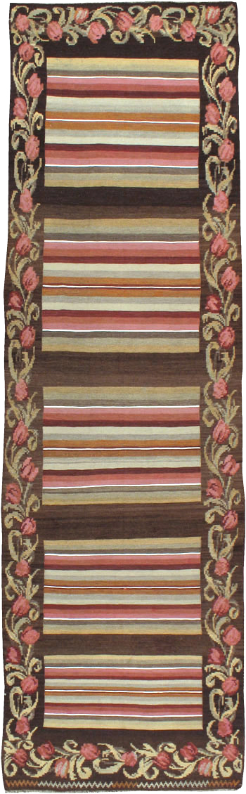 Vintage Russian Bessarabian Rug, No.17334 - Staging