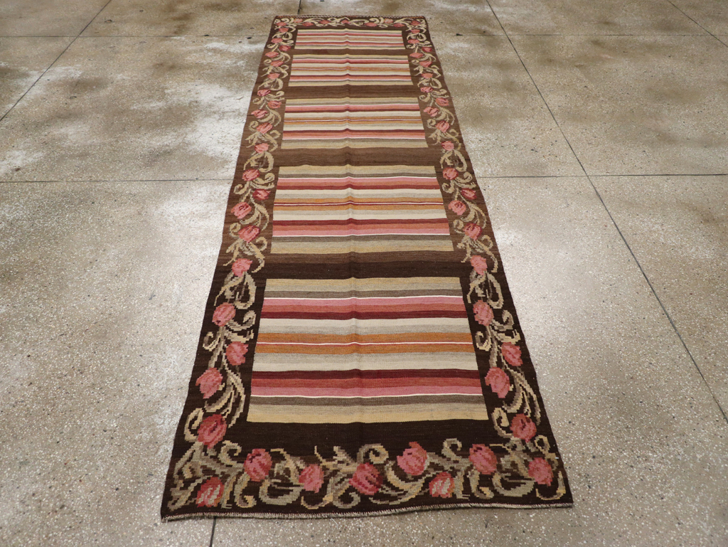 Vintage Russian Bessarabian Rug, No.17334 - Staging