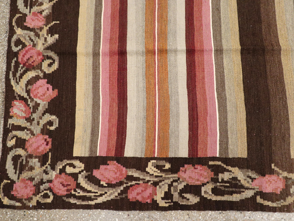 Vintage Russian Bessarabian Rug, No.17334 - Staging