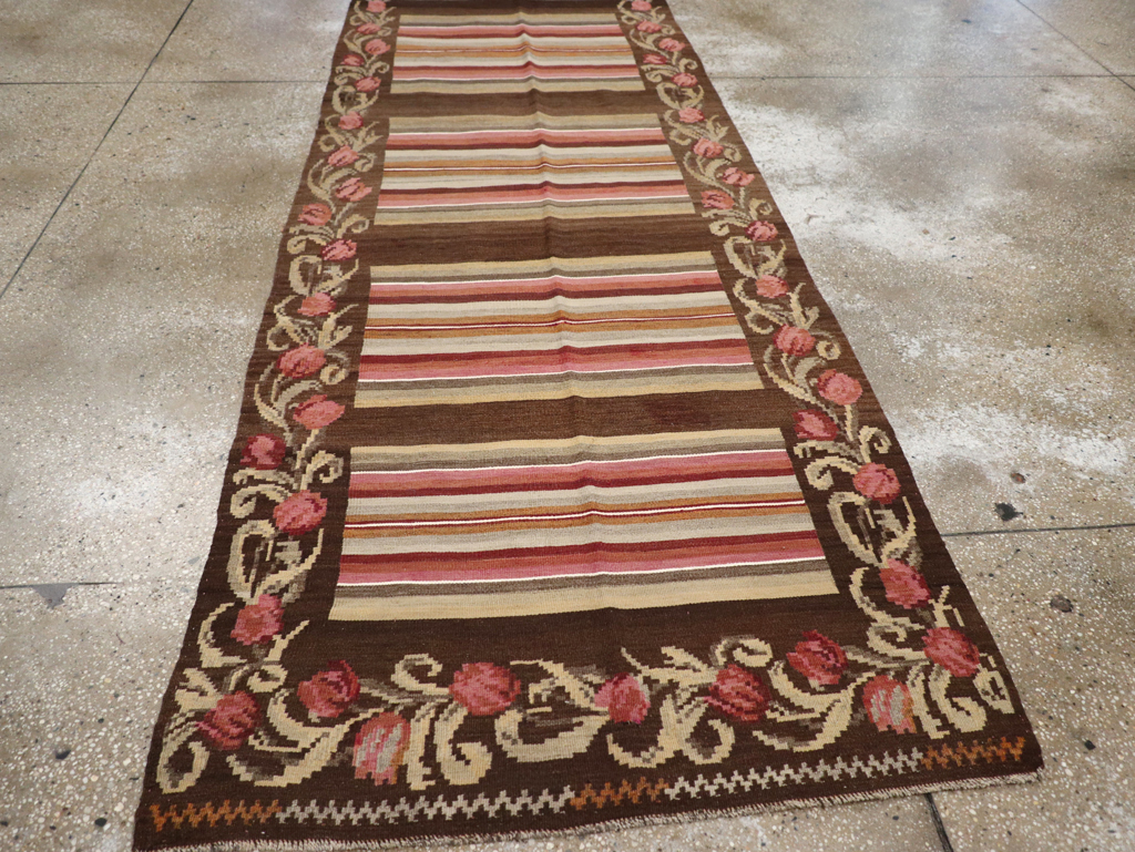 Vintage Russian Bessarabian Rug, No.17334 - Staging